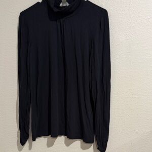 Christopher & Banks Classic Black Long Sleeve Top